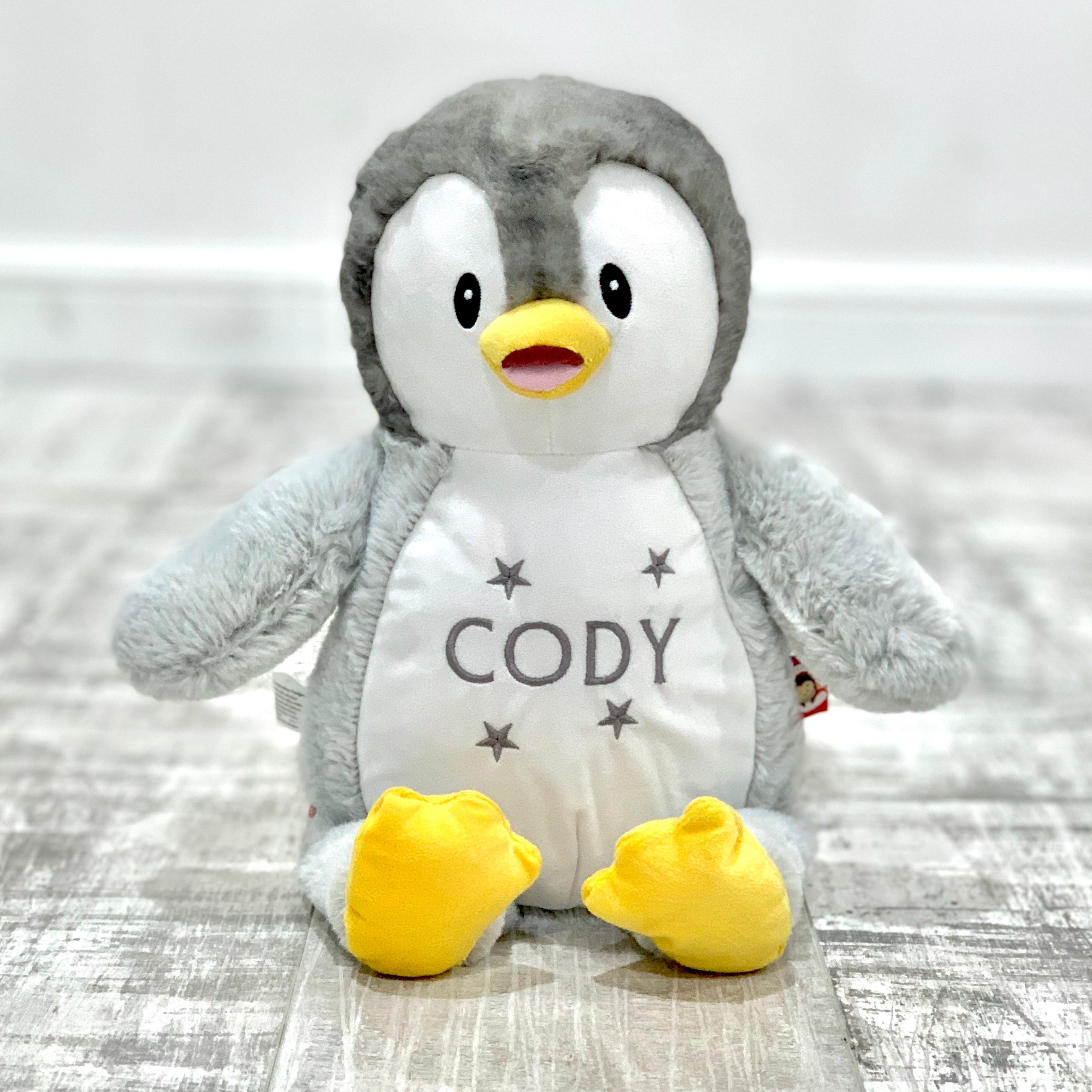 personalised penguin teddy