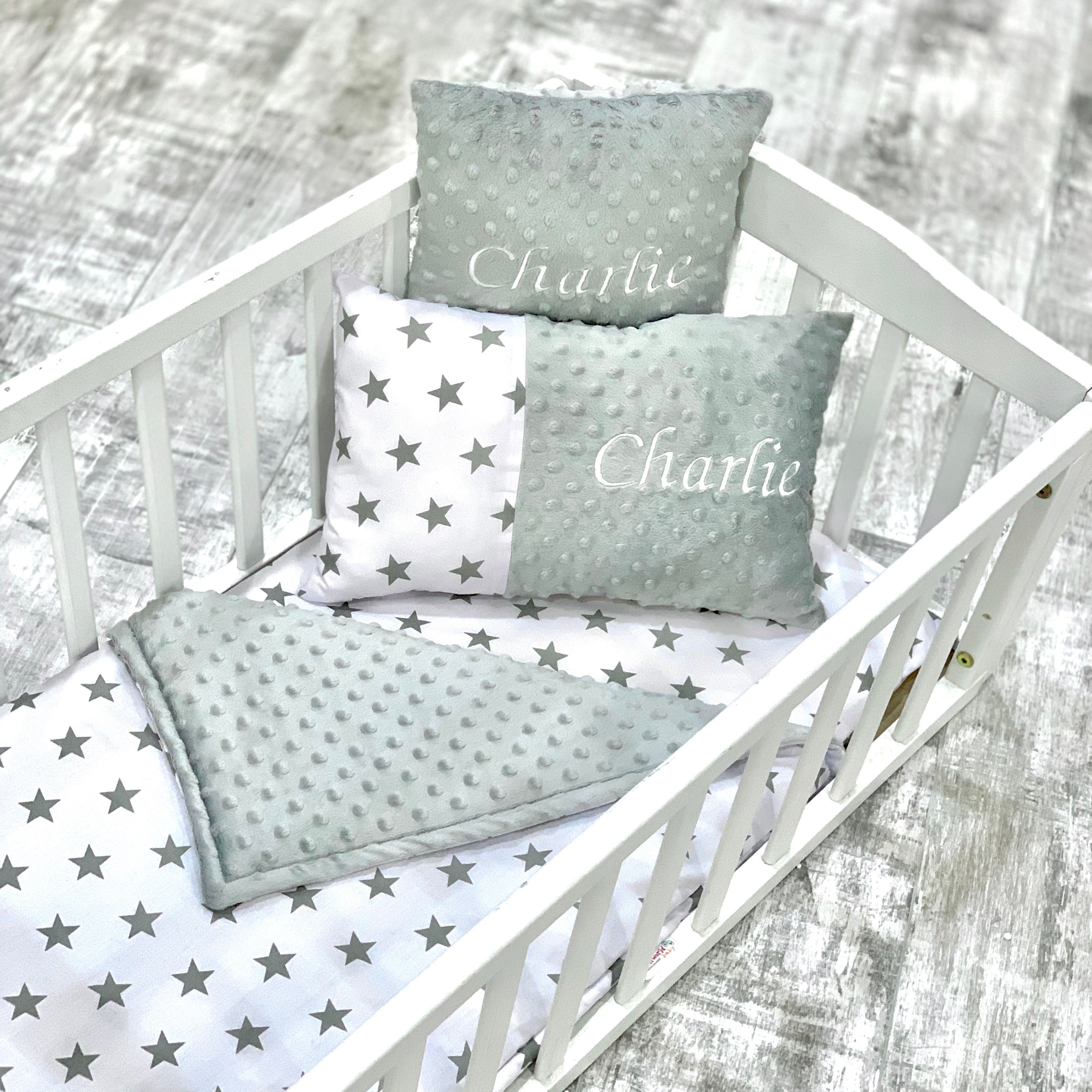 personalised baby bedding