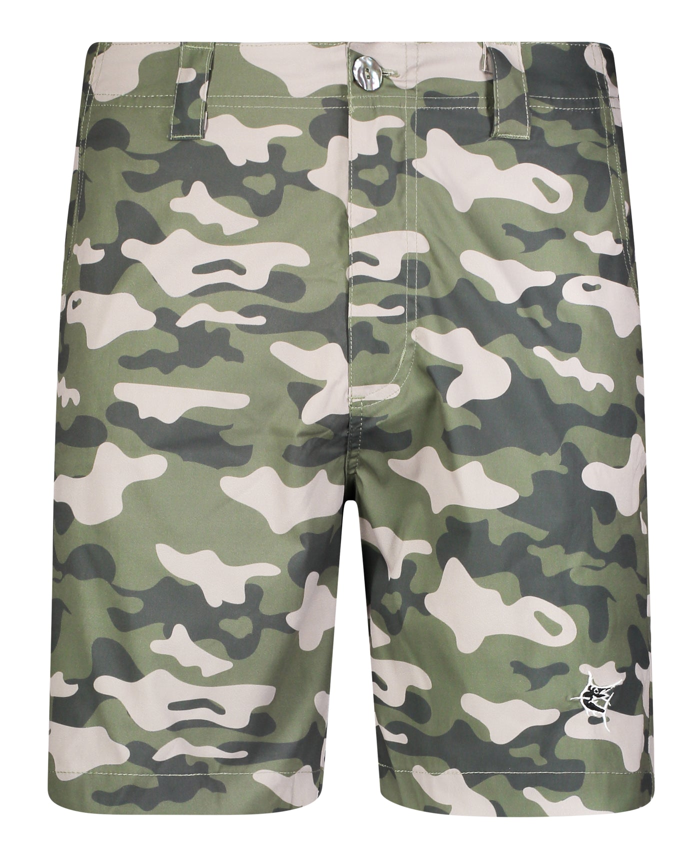 Camo Tactical Shorts Light Weight Cotton Stretch – White Water Life