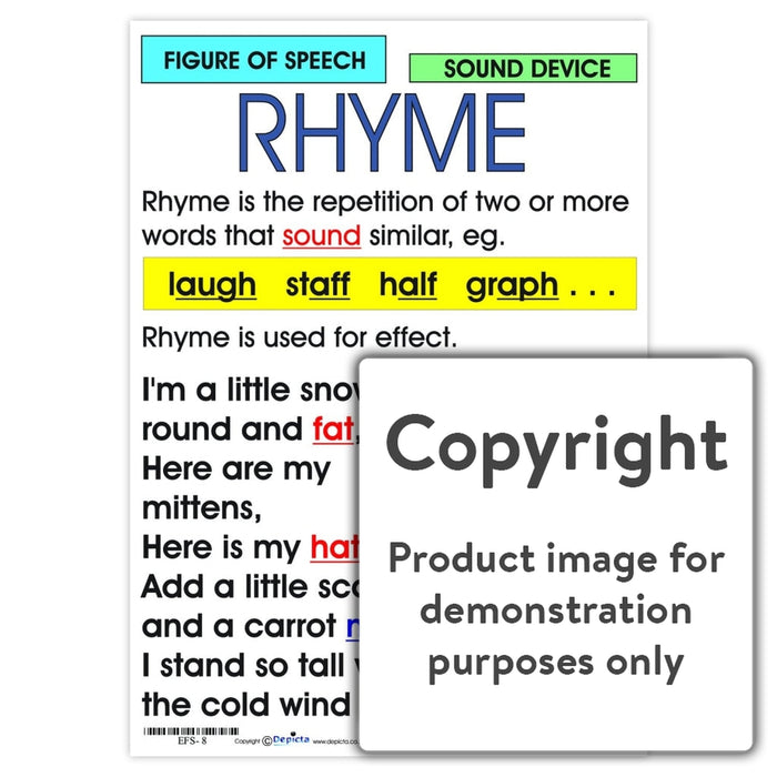 rhyme words for speech
