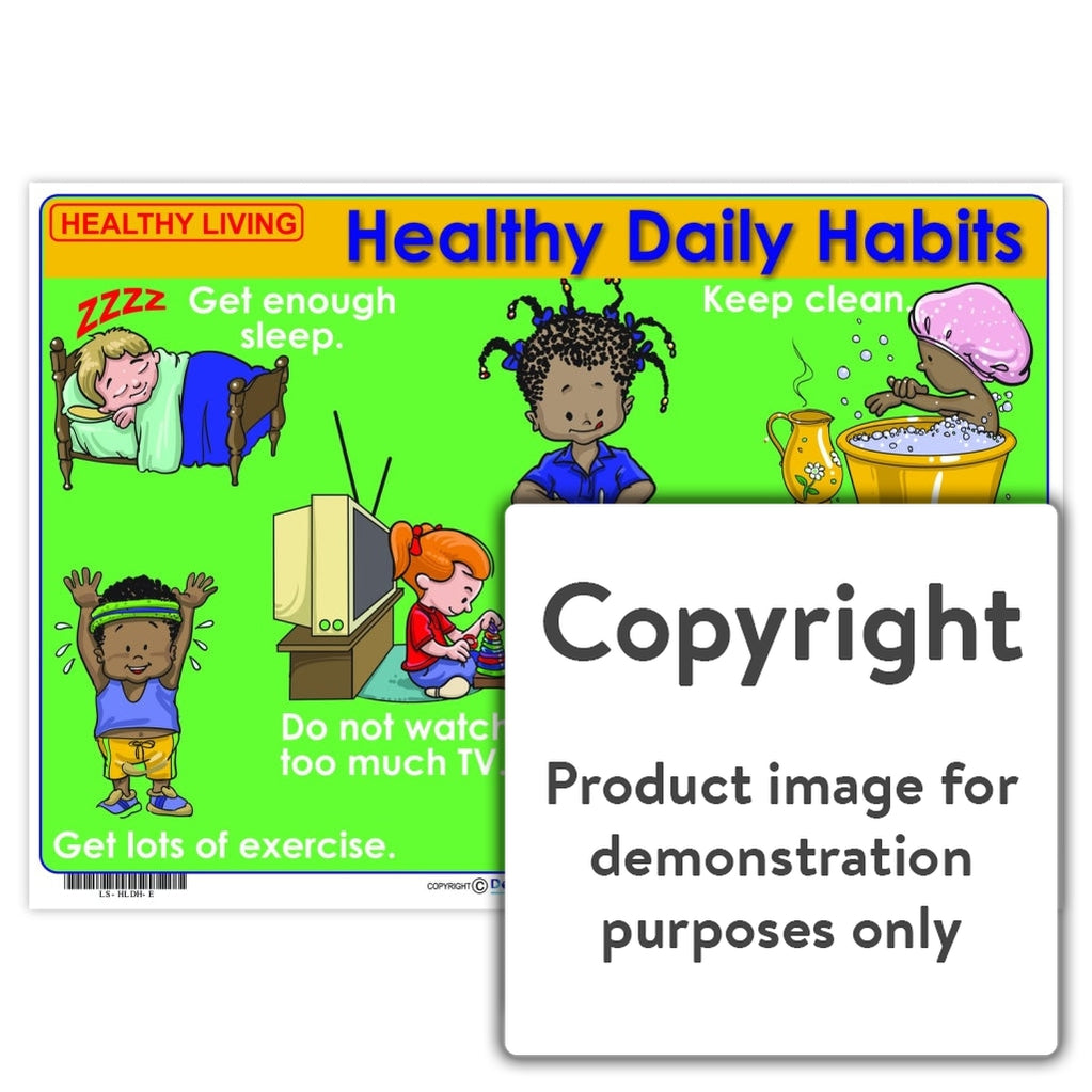 healthy habits poster