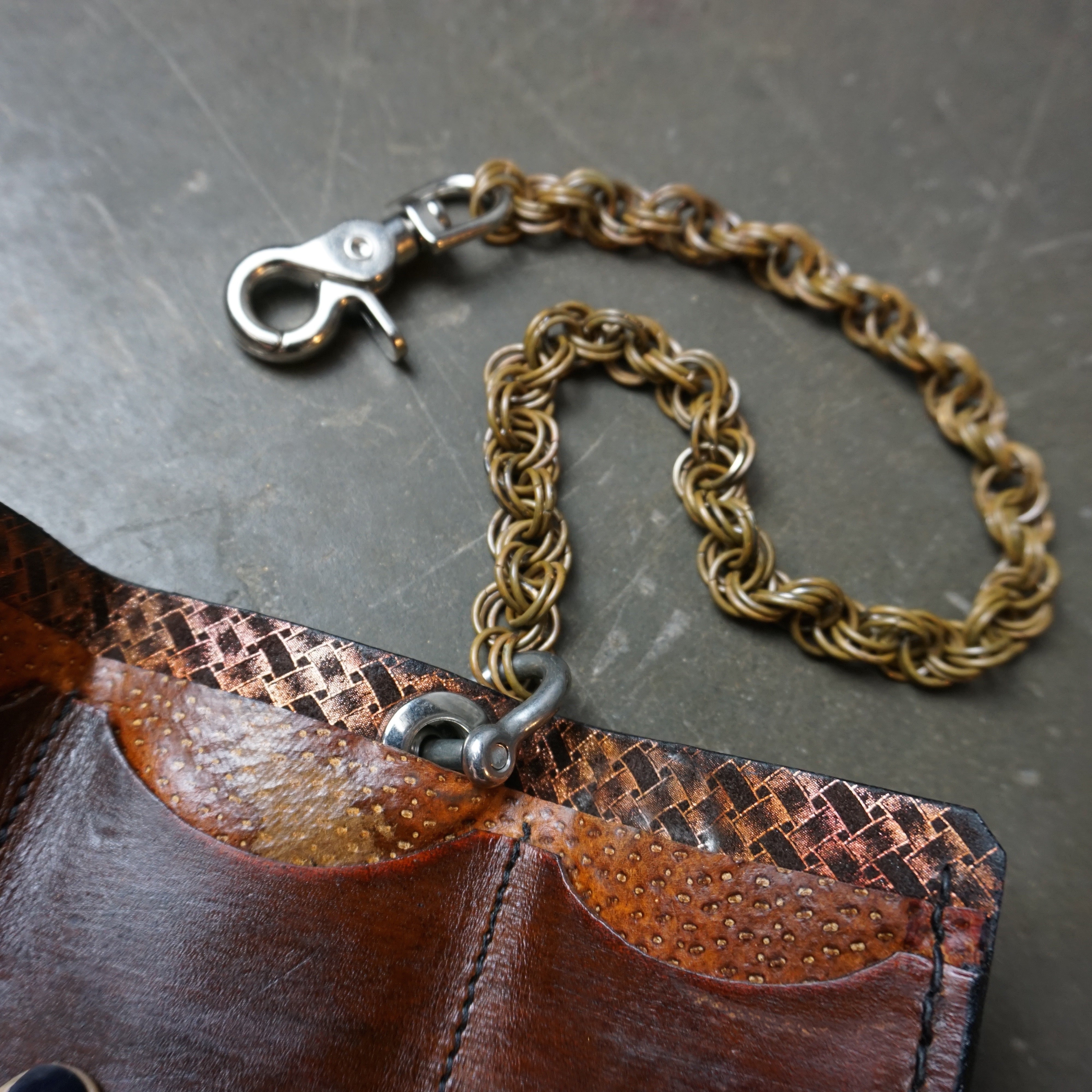 Copper Chainmail Ass Sash / Wallet Chain / Necklace