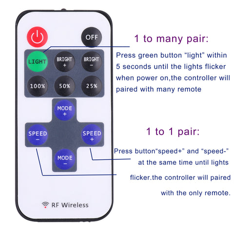 single white remote