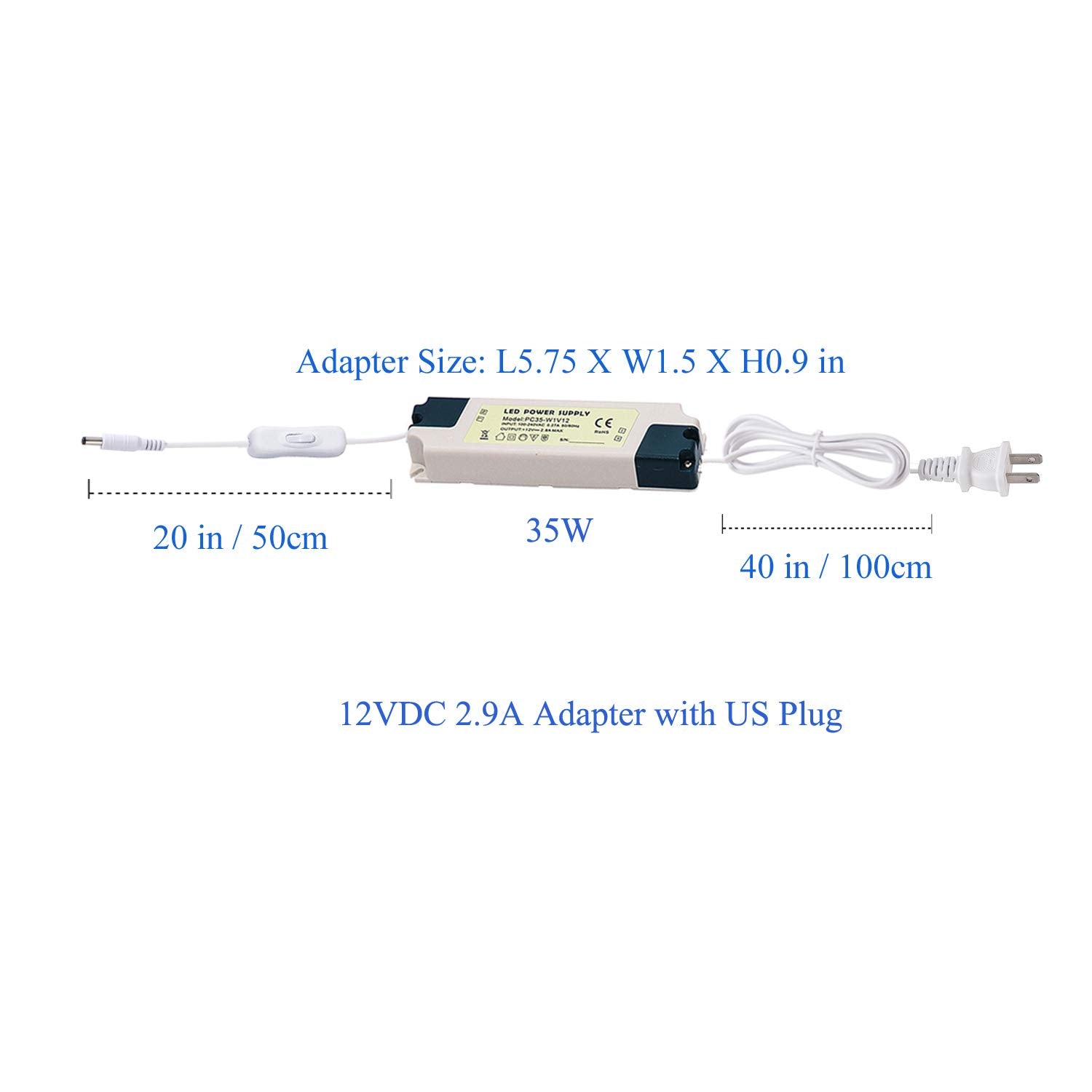 transformer plug on power strip