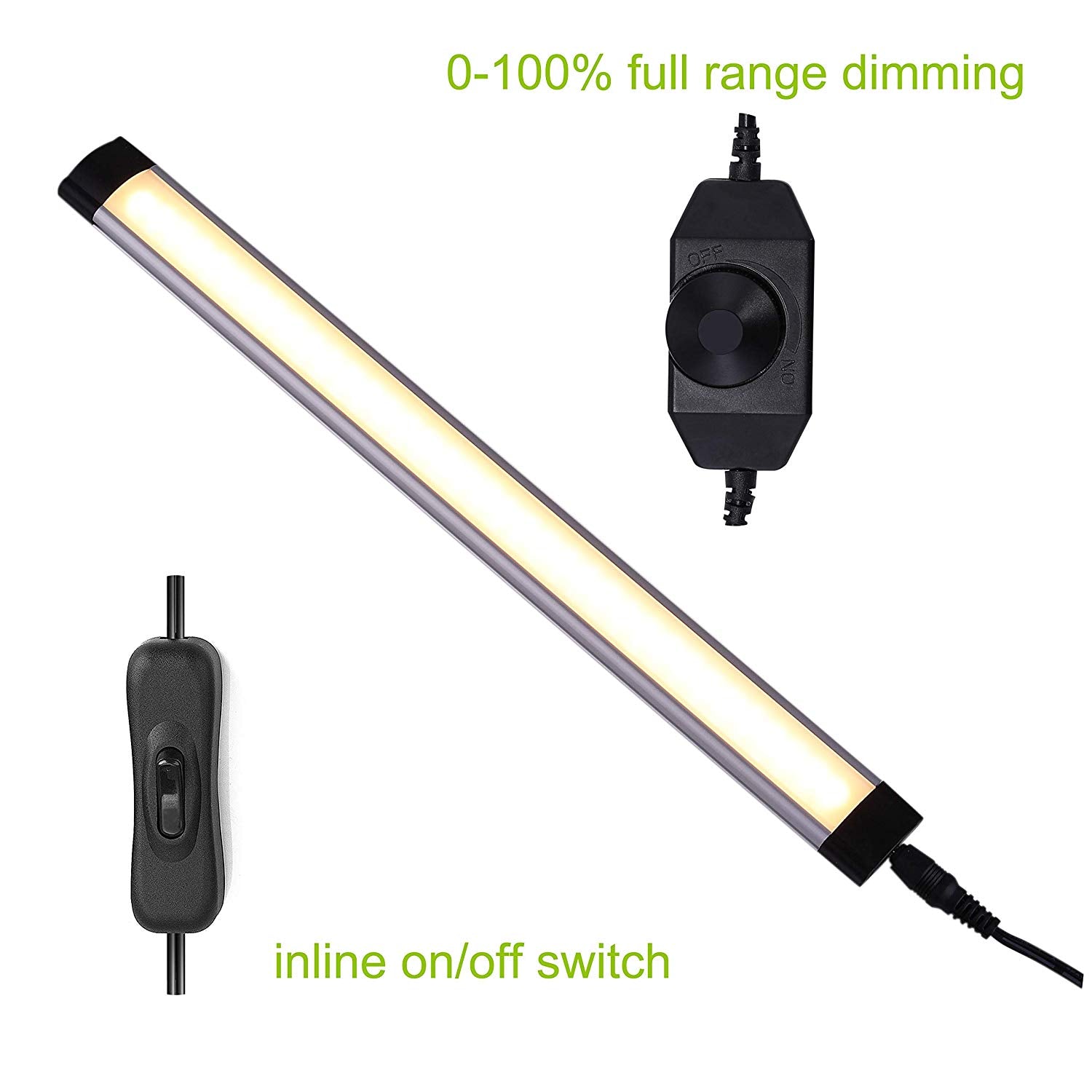 12v Dimmable Led Kitchen Bar Light Linkable With Rocker Switch