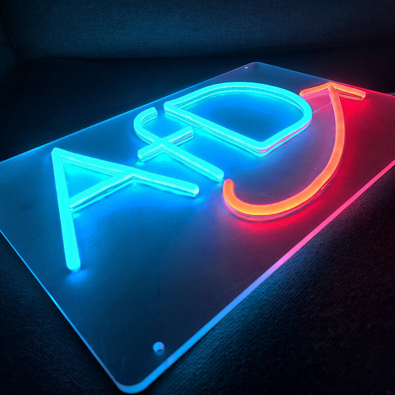 PILOYINDE Boom Neon Schild Coole und farbenfrohe Led Schilder USB