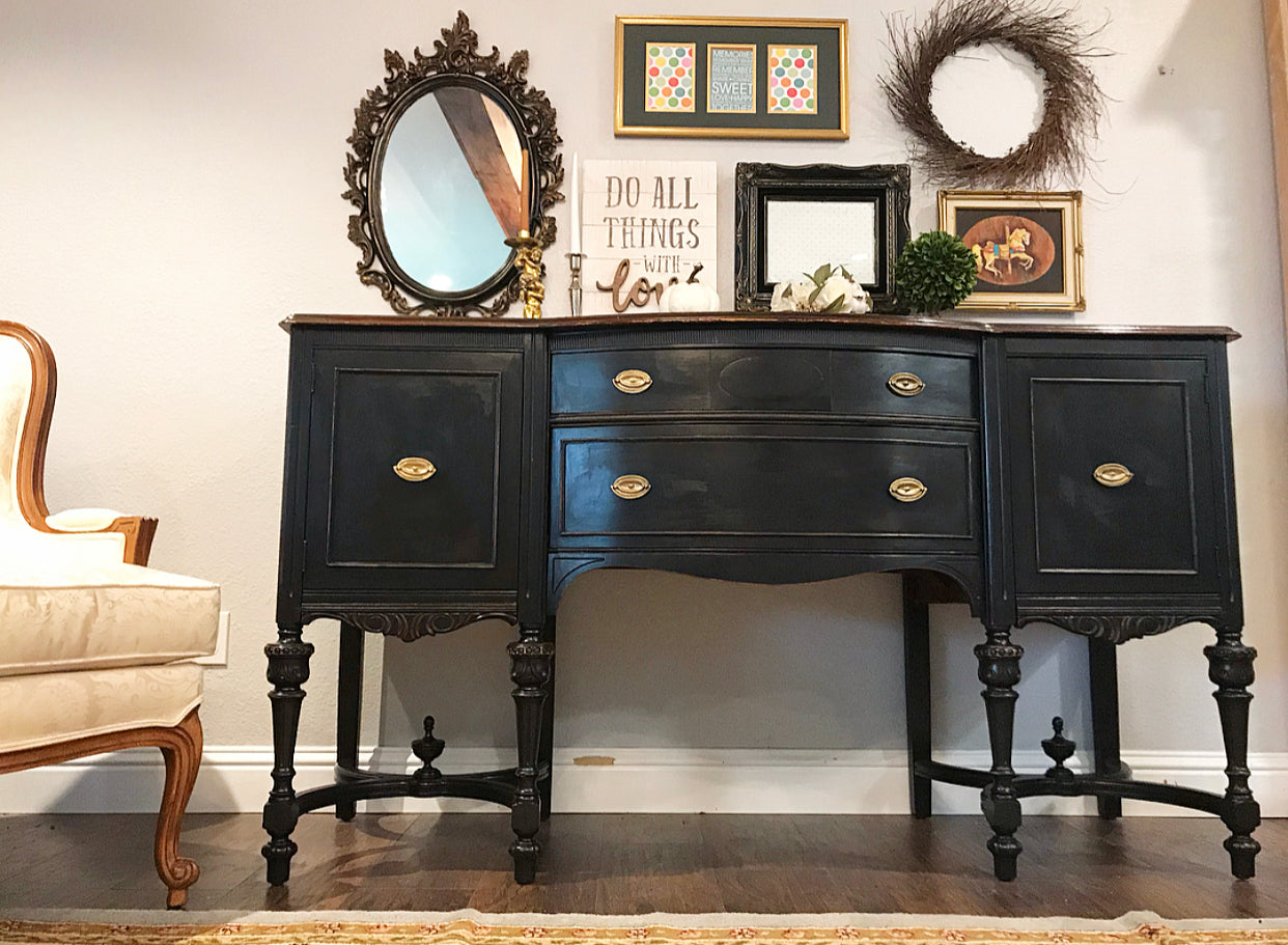 Sold Gorgeous 1940s Restoration Hardware Inspired Jacobean Buffet