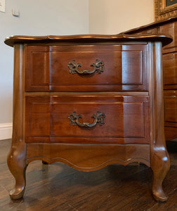 (SOLD) Gorgeous French Country Dresser and 1 Nighstand with Beautiful Details and Hardware!!