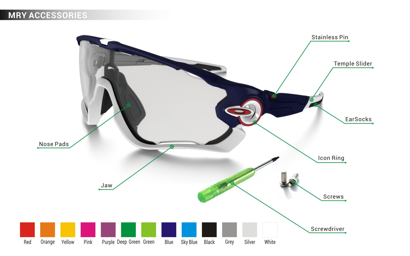 oakley parts replacement