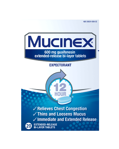 Mucinex® Extended-Release Bi-Layer Tablets