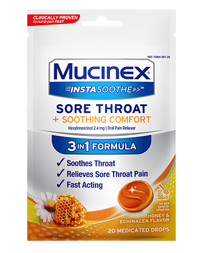 InstaSoothe™ Sore Throat + Soothing Comfort