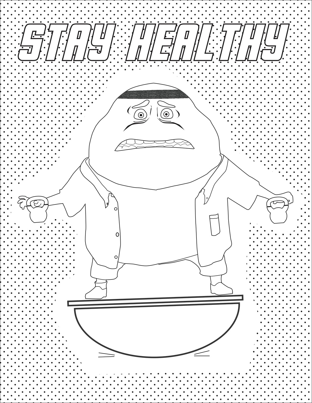 mr mucinex spring coloring sheet