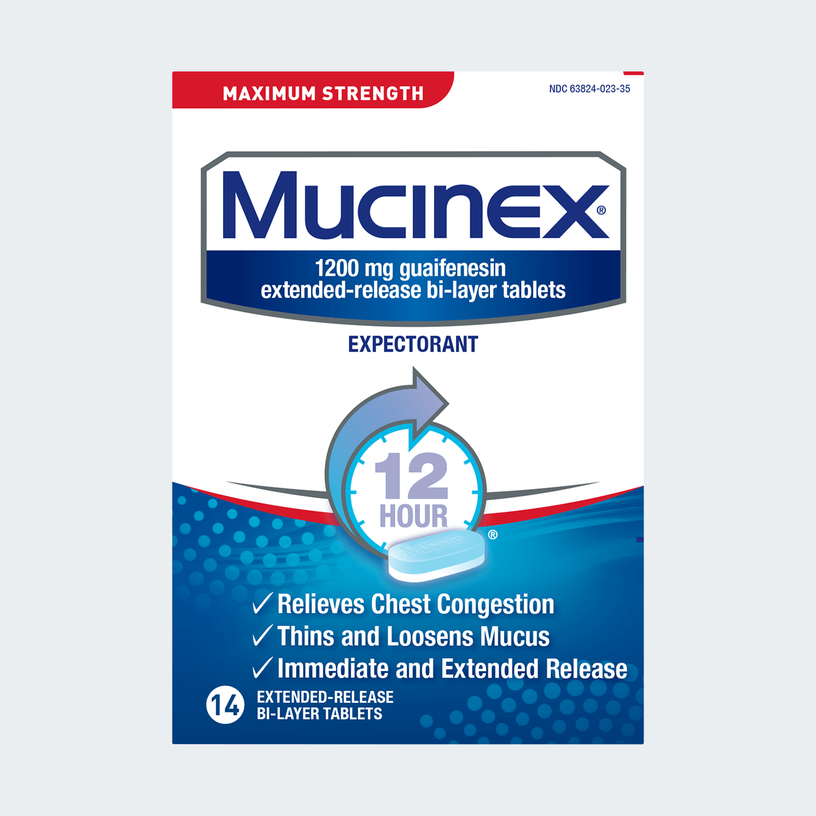 Maximum Strength Mucinex Extended Release Bi Layer Tablets Mucinex Usa