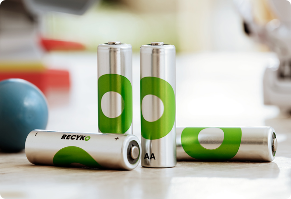 GP Batteries - Pack de 2 piles rechargeable Recyko+ AAA 650mAh