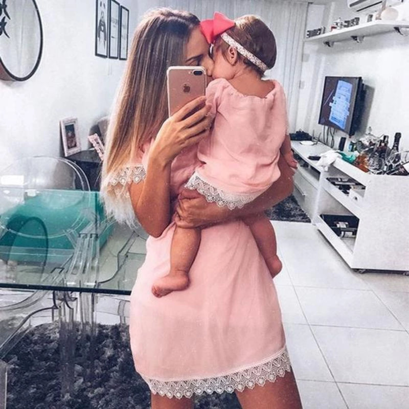mother and baby matching outfit