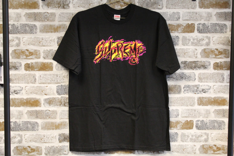 supreme scratch tee black