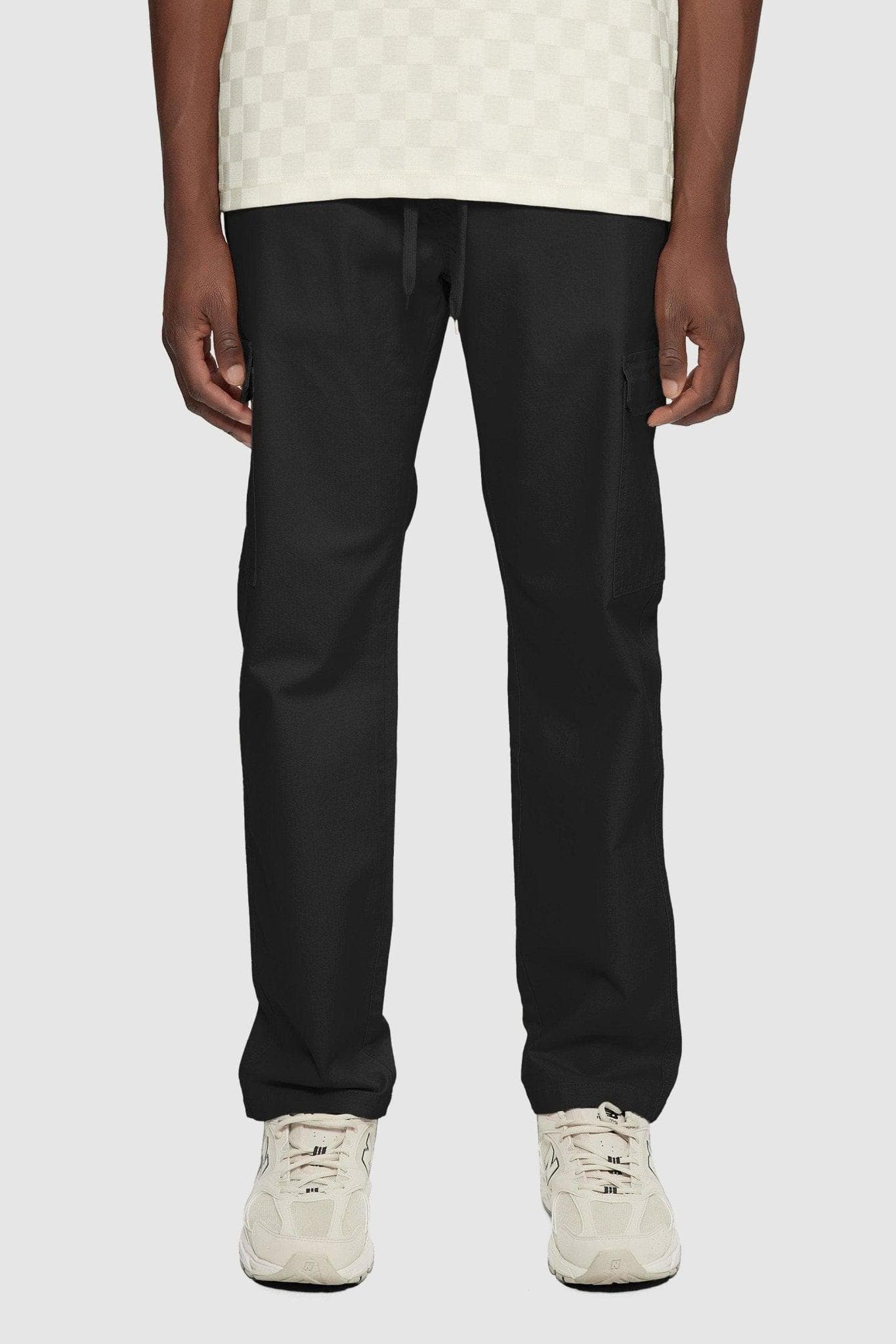 Double Cargo Pants Black | KUWALLA TEE