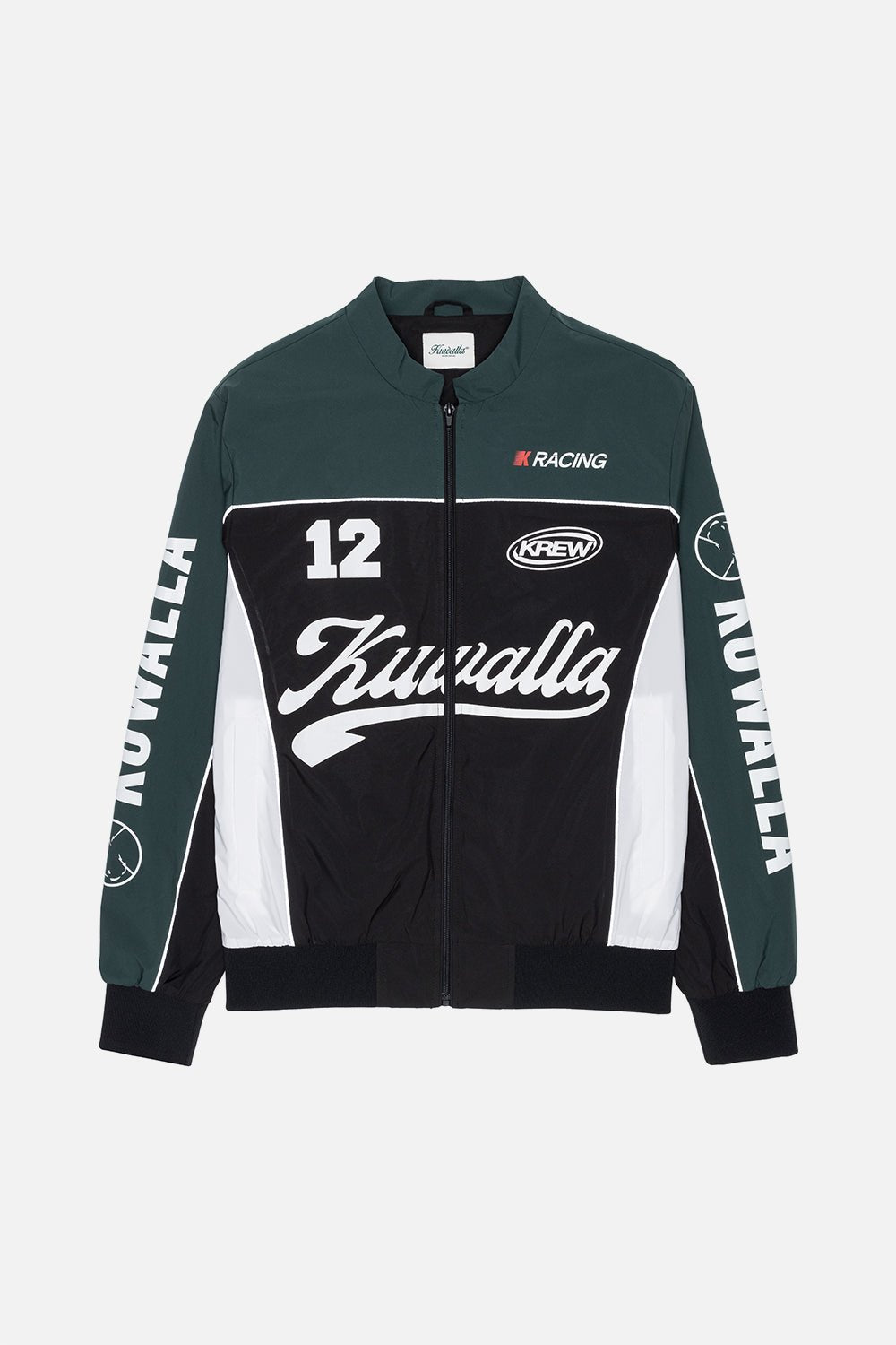 KUWALLA Butterfly Varsity Jacket in Black for Men