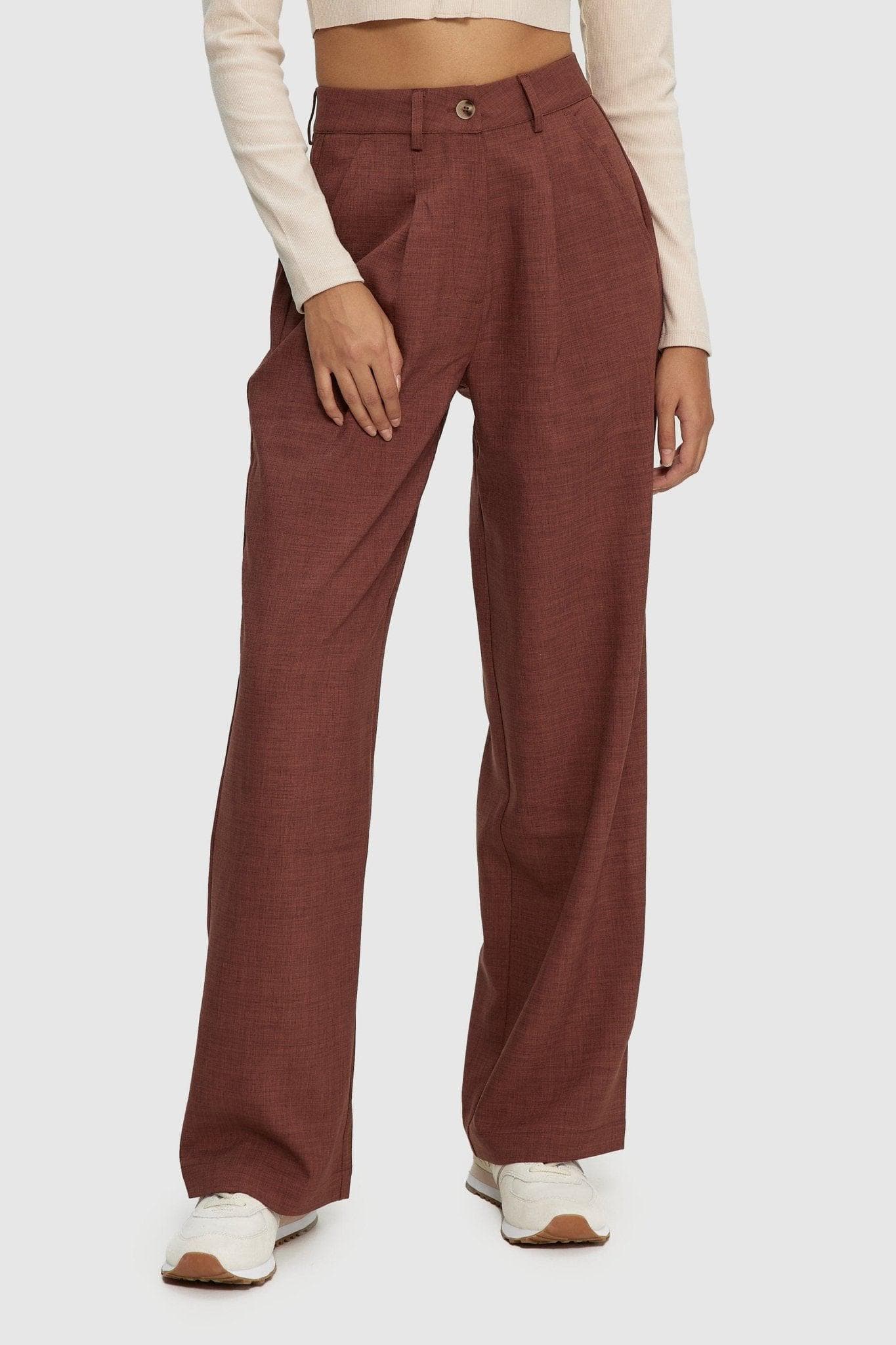 Wide Leg Pleat Pant