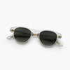 Swedish desginer sunglasses. Crystal clear with green lens. Made in Italy