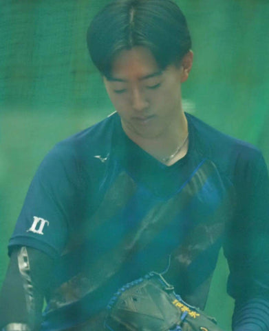 Japanese Baseball Pitcher wearing Kinetic Arm
