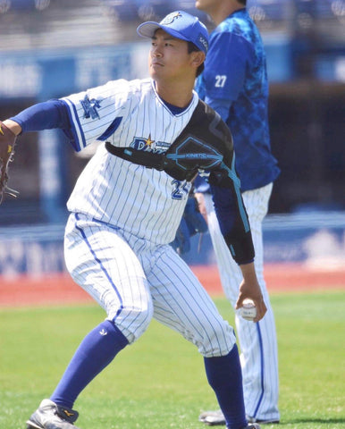 Shota Imanaga wearing Kinetic Arm