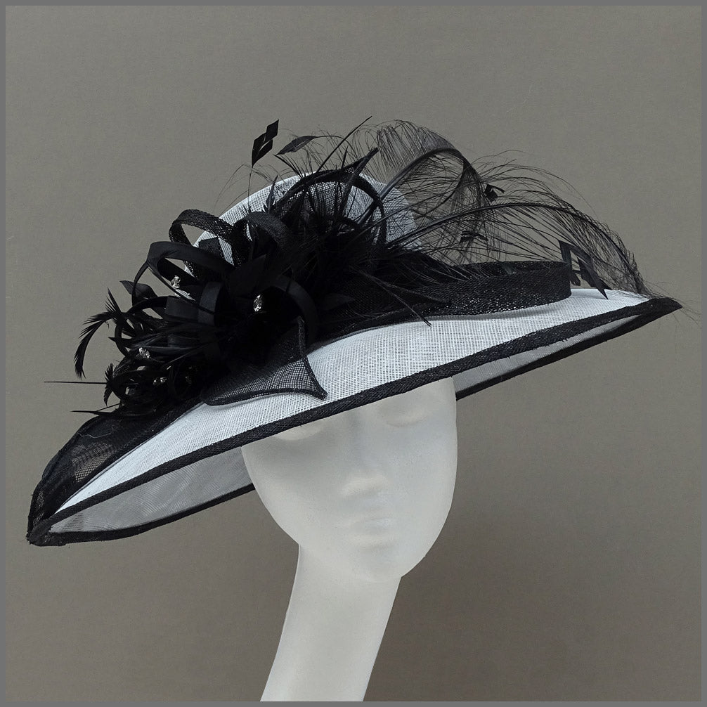 ladies black hat