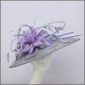 purple hats and fascinators