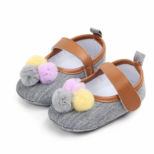 baby girl pom pom shoes