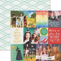 Wizard of Oz tags scrapbook paper