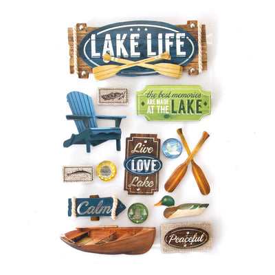 Scrapbook Stickers - At the Lake - Paper House