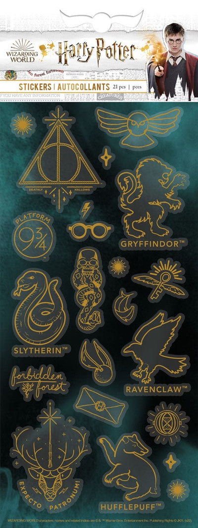 Harry Potter Stickers - Hufflepuff House Pride Enamel Sticker