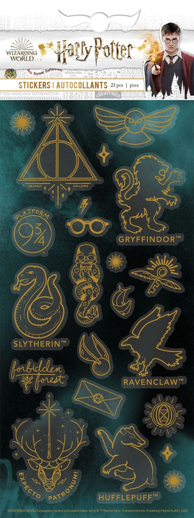 Playhouse Licence officielle Harry Potter Crests Collection pour enfants  Pack d'autocollants. Sticker Pack Houses of Poudlard : :  Fournitures de bureau