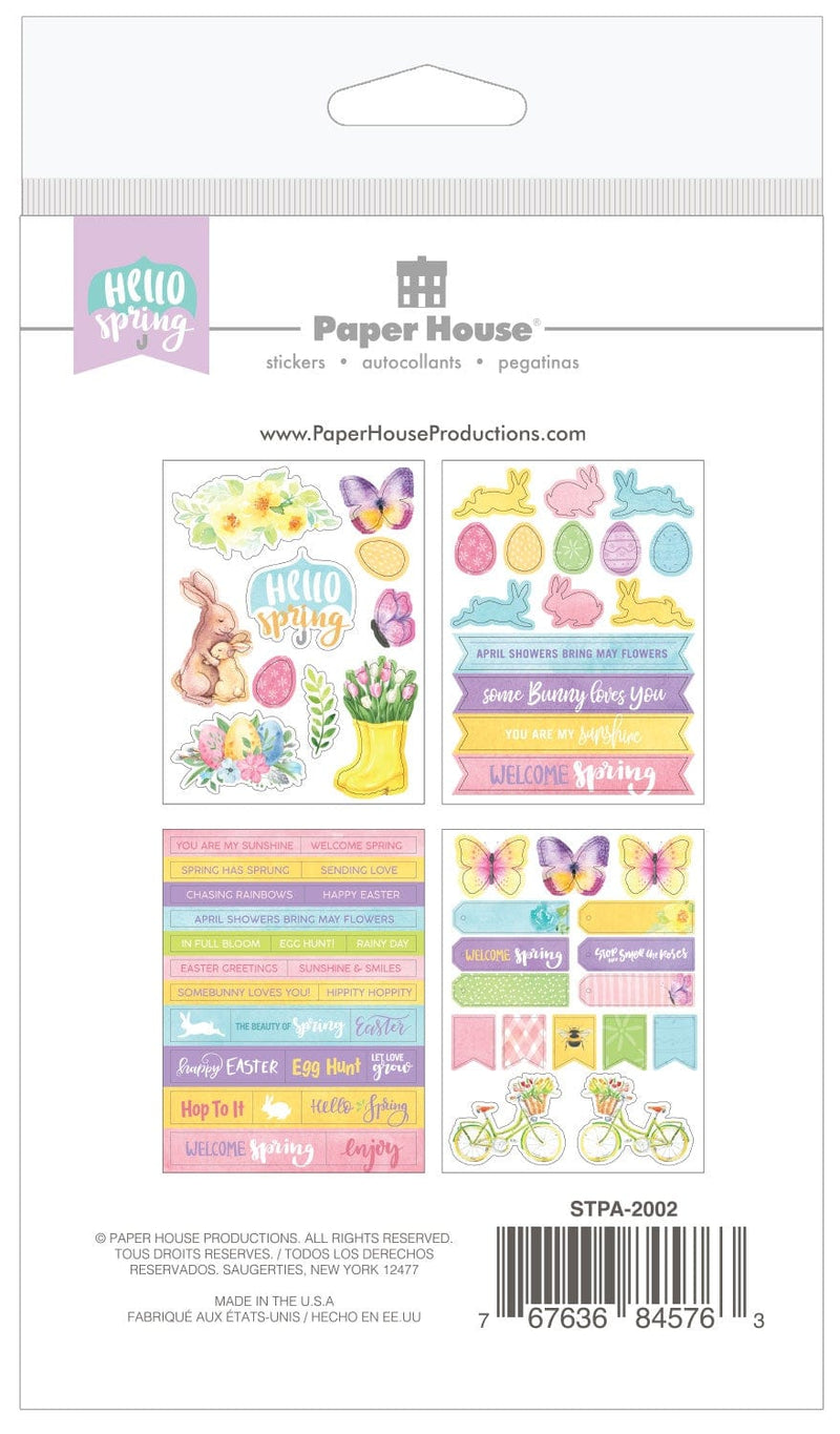 Spanje Kinematica Buigen Decorative Stickers - Spring Sticker Pack - Paper House