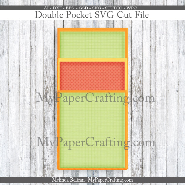 FREE SVG CUT FILE DOUBLE POCKET