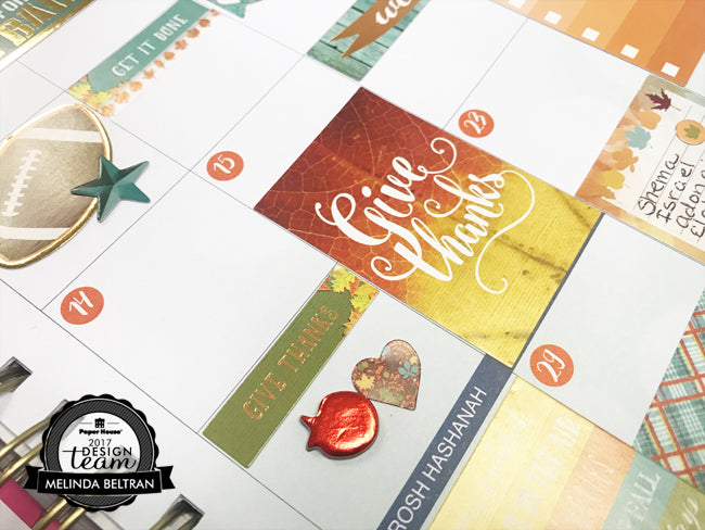 Paper House Productions Fall Planner Page Idea