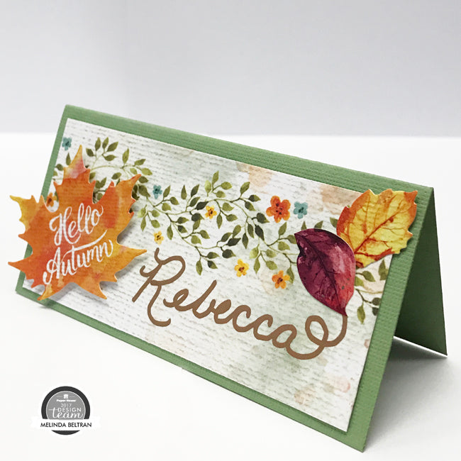 fall napkin holder SVG cut file Paper House Productions Design p