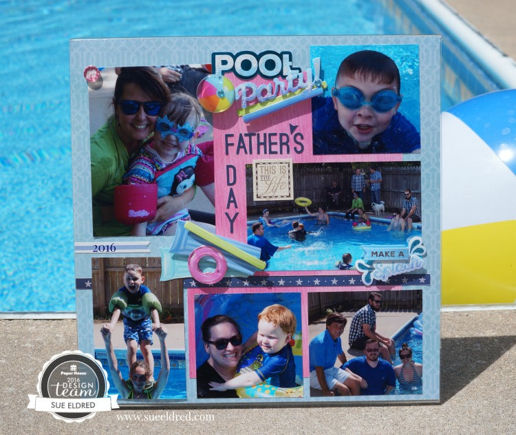 Paper House Productions Scrapbook Stickers - 3D Swimming