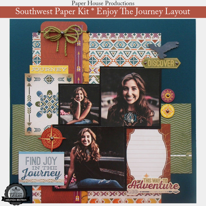 Paper House Productions Southwest Adventure Paper Crating Kit Sc