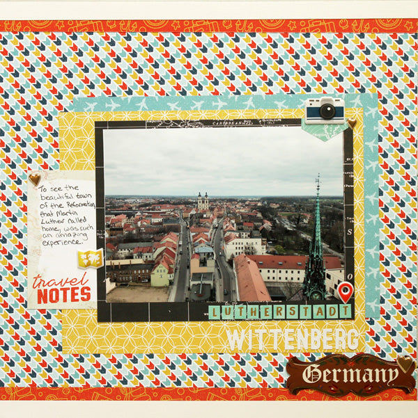 Personalizing a Travel Scrapbook Layout - Paper House