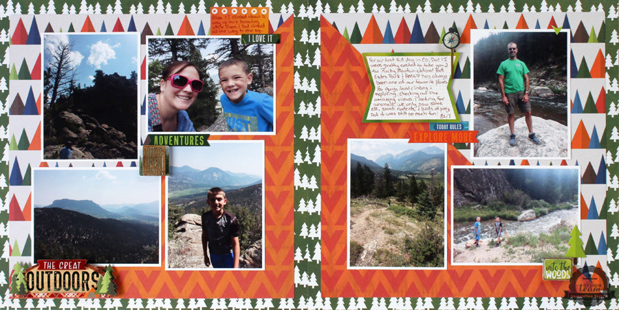 Double Page Scrapbook Layout, Using A Sketch To Get Our MOJO Going