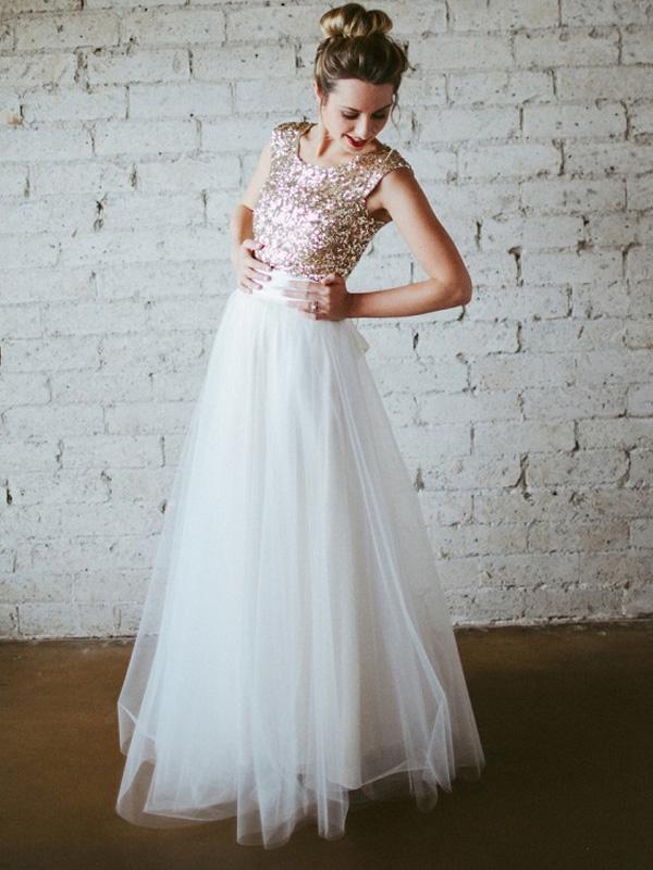 bridesmaid tulle skirt and top