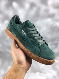 puma dark green shoes