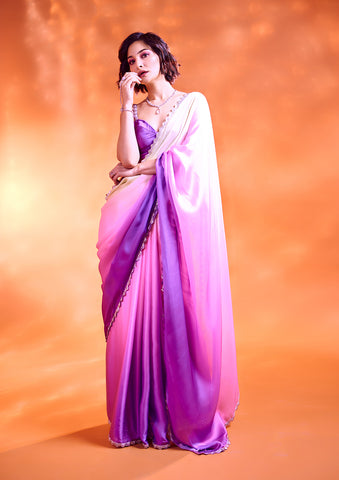 CM - Yellow weaving silk Saree - New In - Indian