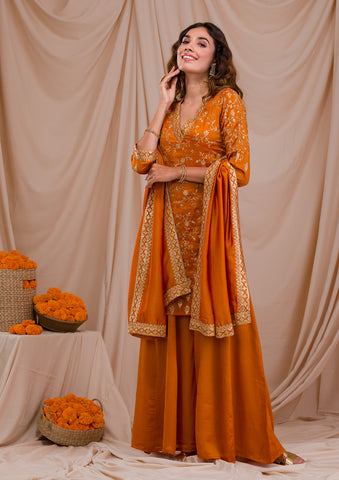 Premium Silk Salwar Kameez With Thread Embroidred With Sequince Work  SM01353151