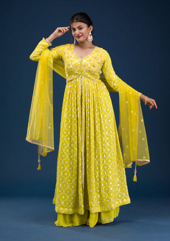 Buy Multi Color Best Seller Georgette Indian Dresses Online for Kids in USA
