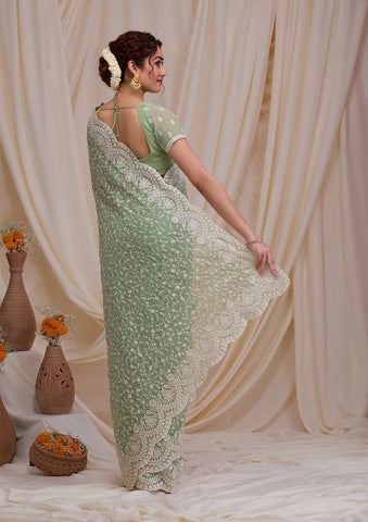 Buy Chiffon Saree in USA  Ready to Wear Chiffon Sarees Online