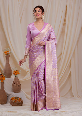 koskii purple zariwork artsilk designer saree saus0031859 purple 4 large