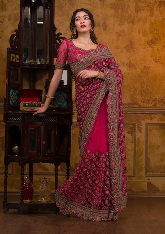 Net Saree - Buy Beautiful Net Sarees Online At Best Prices – Koskii