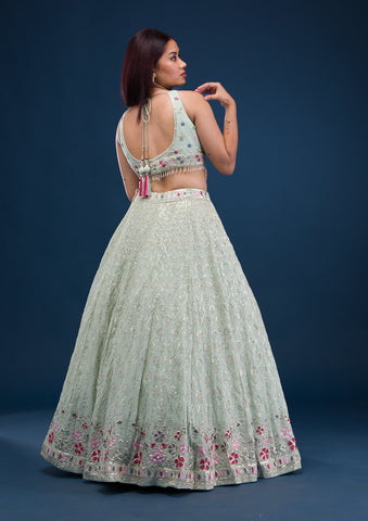 White - Designer - Lehenga Choli Online in Latest and Trendy Designs at  Utsav Fashion